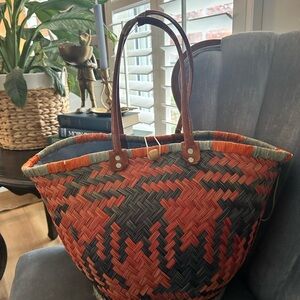 Handwoven Multicolor Tote Bag